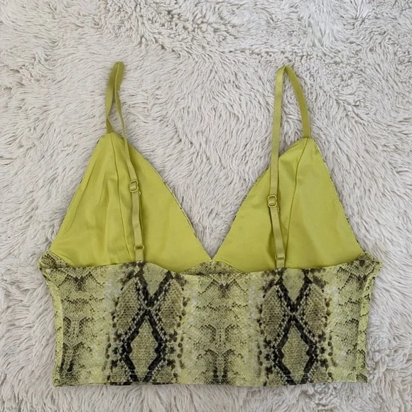 Garage Snake Print Crop Top - Picture 3 of 4